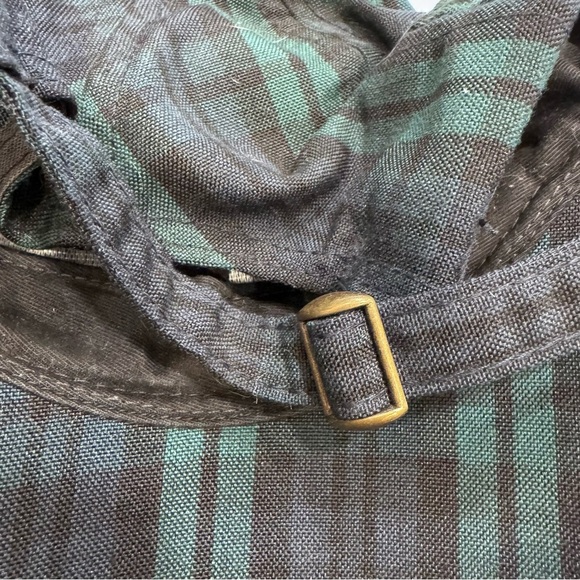 LOVE YOUR MELON Plaid Baseball Cap Hat Adult Size Cotton Made In USA - Picture 6 of 7